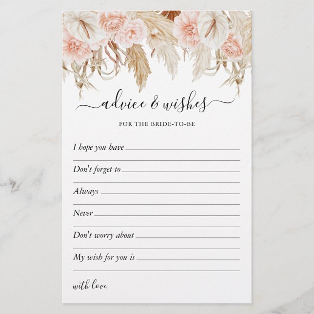 Vrijgezellenfeest voor wensen en advies Pampas Gra (Voorkant)