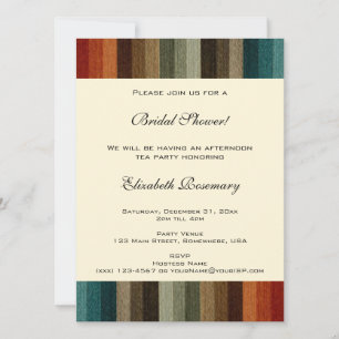  Vrijgezellenfeest, Warm Autumn Stripes Kaart