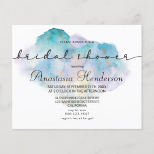 Vrijgezellenfeest Waterverf begroting. Uitnodiging Flyer