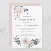 Vrijgezellenfeest | WATERVERF ROOS Aankondiging (Voorkant / Achterkant)