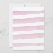 VRIJGEZELLENFEEST | Waterverf Tulip Floral Kaart (Achterkant)