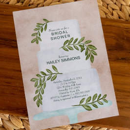 Vrijgezellenfeest Waterverf Wedding Cake w/ Greene Kaart