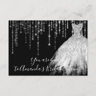 Vrijgezellenfeest Waves Dress Grey Silver Black Kaart