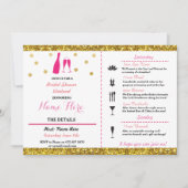 vrijgezellenfeest Weekend Itinerary Champagne Invi Kaart (Voorkant)