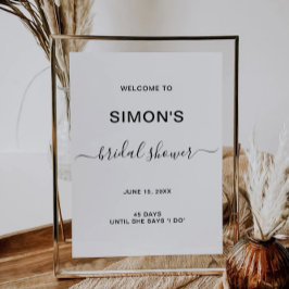 Vrijgezellenfeest welkomstbord Sjabloon Kaart