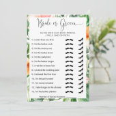 Vrijgezellenfeest Wie kent het echtpaar het beste? Kaart (Staand voorkant)