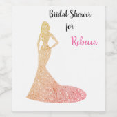 Vrijgezellenfeest Wijn Etiket (Enkel label)