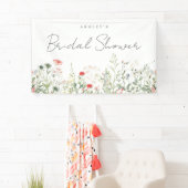 Vrijgezellenfeest Wilde bloem Spandoek (Insitu)