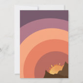 Vrijgezellenfeest woestijnbestemming kaart (Achterkant)