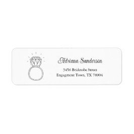 Vrijgezellenfeesten Adresetiketten, Verlovingen St Etiket