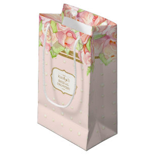 Vrijgezellenfeesten geschenkzak Waterverf Rose Boe Klein Cadeauzakje
