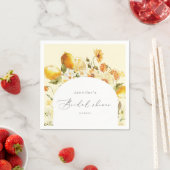 Vrijgezellenfeesten luiers met gematigde citroenzu servet (Insitu)