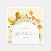 Vrijgezellenfeesten luiers met gematigde citroenzu servet (Voorkant)