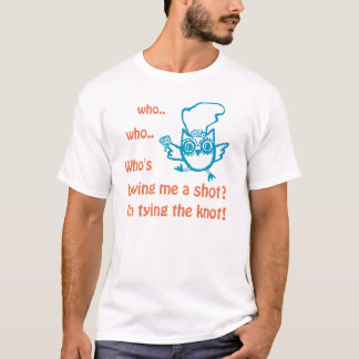 Vrijgezellenfeesten uil T-shirt