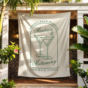 Vrijgezellenweekend voor Martini's en Huwelijk Wandkleed