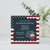 Vrijheid 4 juli kaart (Staand voorkant)