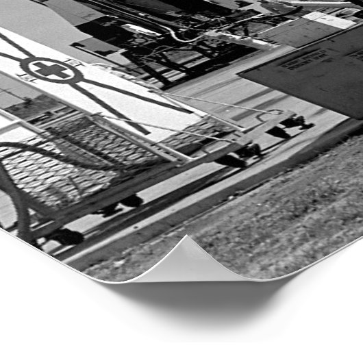 Vrijheid 7 (Kwik Redstone 3) Lancerende preparaten Poster (Hoek)