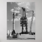 Vrijheid 7 (Kwik Redstone 3) Lancerende preparaten Poster (Voorkant)