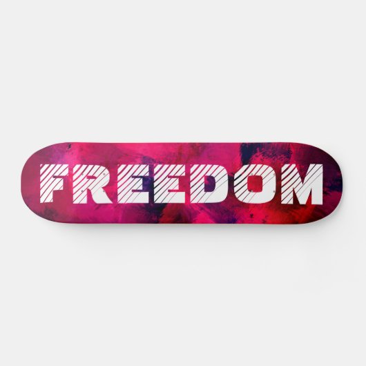 Vrijheid - Abstract skateboard (Horizontaal)