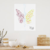 Vrijheid Acryl Wall Art Poster (Keuken)