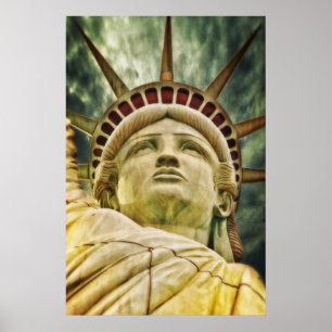 Vrijheid Amerikaanse kleurenfoto-Poster Poster