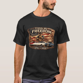 VRIJHEID AUTO'S T-SHIRT