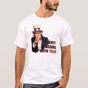 'Vrijheid begint met jou' T-shirt