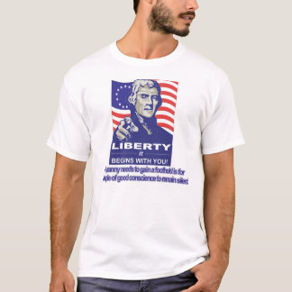 Vrijheid begint met jou t-shirt