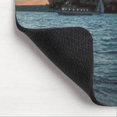 Vrijheid bij Sunset Mousepad Muismat (Hoek)