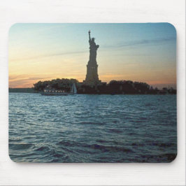 Vrijheid bij Sunset Mousepad Muismat