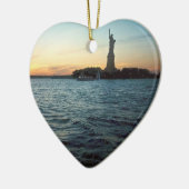 Vrijheid bij zonsonderdag keramisch ornament (Links)