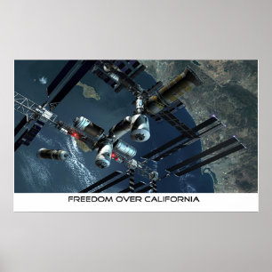 Vrijheid boven Californië Poster