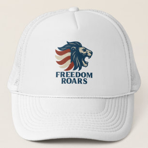 Vrijheid Brult Patriotische Leeuw Trucker Pet