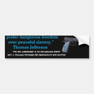 Vrijheid Bumpersticker