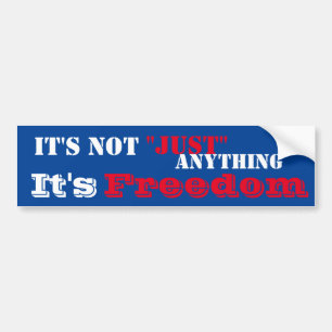 Vrijheid  bumpersticker