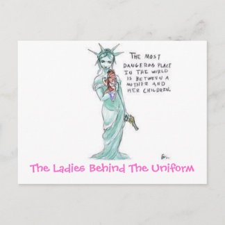 Vrijheid, de dames achter het uniform briefkaart