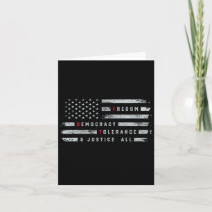 Vrijheid Democratie Tolerantie Rechtvaardigheid Al Kaart