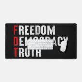 Vrijheid Democratie Waarheid Bureaumat (Keyboard & Muis)