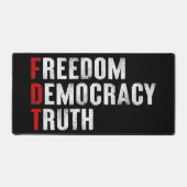 Vrijheid Democratie Waarheid Bureaumat (Voorkant)