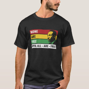 Vrijheid Eenheid Inspiratief Grafisch Ontwerp T-shirt