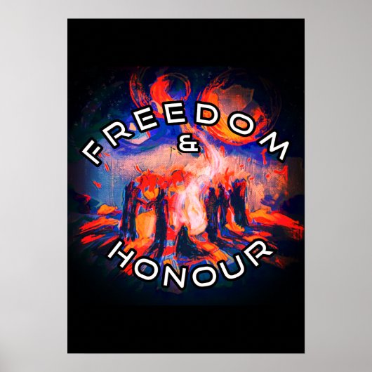 Vrijheid & Eer Poster (Voorkant)