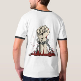 Vrijheid en gedurfde protestkleding t-shirt