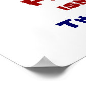 Vrijheid en veteraan Patriottisch Poster (Hoek)