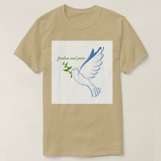 Vrijheid en vrede 2 t-shirt (Design voorkant)