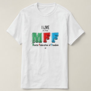 Vrijheid en vrije geest t-shirt