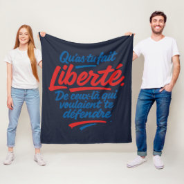 Vrijheid Fleece Deken