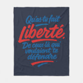 Vrijheid Fleece Deken (Voorkant)