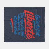 Vrijheid Fleece Deken (Voorkant (Horizontaal))