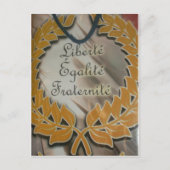 Vrijheid, gelijkheid, broederschap: een bloeiende  briefkaart (Voorkant)