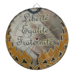 Vrijheid, gelijkheid, broederschap: een bloeiende dartbord